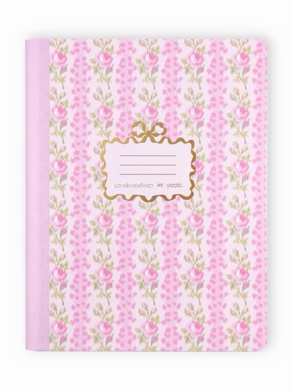 LoveShackFancy x Target - Yoobi Wide Ruled Composition Book Strawberry Macaroon